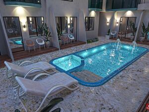 Apartment 42 m in La Luna Garden in Magawish in hurghada