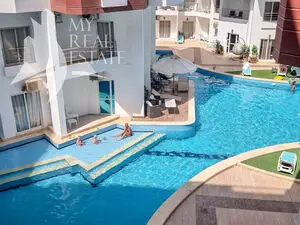 Furnished pool view studio for sale in Aqua Palms Resort