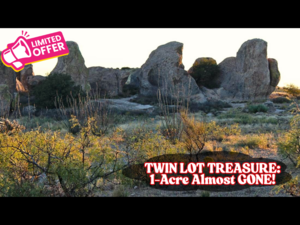 Paired lots fading fast! Grab your 1-acre land for Just $79
