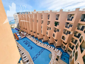 Pool view spacious studio for sale in Juliana Beach Resort