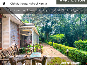 5 Bedroom House For Sale In Old Muthaiga Nairobi Kenya (POA)