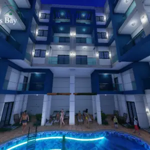 1-bedroom apartment with balcony pool view in Intercontinent