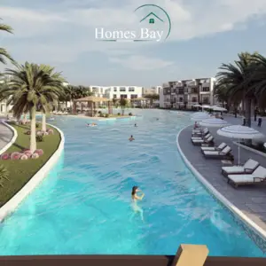 Largest pool resort Hurghada: 1bed with balcony + pool view