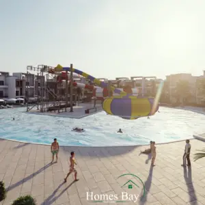 Largest pool resort Hurghada: 1bed with balcony + pool view