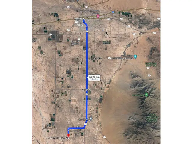 Road map to Deming City 